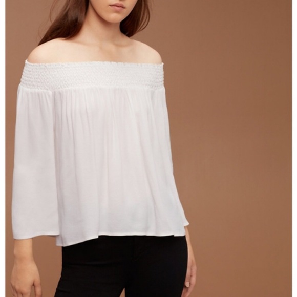 Aritzia Talula “Marcilly” Off the Shoulder Blouse - Picture 1 of 6